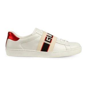 Gucci Ace Leather Sneaker (EU 36.5, fit women’s 8)